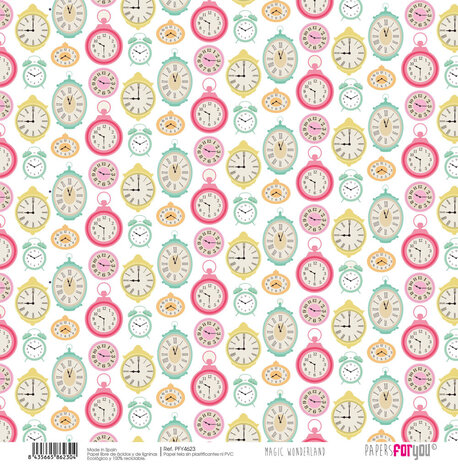 Papers For You Magic Wonderland Canvas Scrap Pack (8pcs) (PFY-4616) (OUTLET)