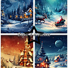 Paper Favourites Winter Village A5 Paper Pack (PFA105) (OUTLET)
