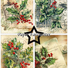 Paper Favourites Vintage Holly A5 Paper Pack (PFA106) (OUTLET)