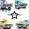 Paper Favourites Muscle Cars A5 Paper Pack (PFA109) (OUTLET)