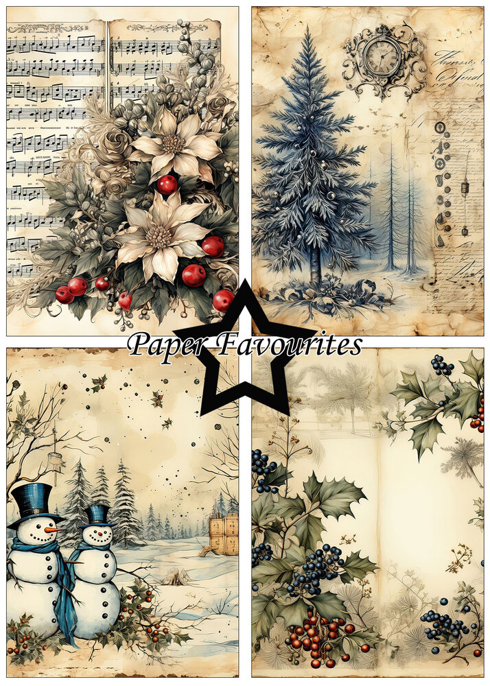 Paper Favourites Winter A5 Paper Pack (PFA112) (OUTLET)