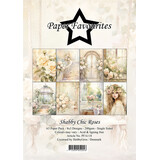 Paper Favourites Shabby Chic Roses A5 Paper Pack (PFA118) (OUTLET)