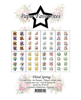 Paper Favourites Floral Spring A5 Paper Pack (PFA128) (OUTLET)