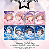 Paper Favourites Sleeping Girl & Boy A5 Paper Pack (PFA129) (OUTLET)