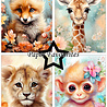 Paper Favourites Baby Animals A5 Paper Pack (PFA130) (OUTLET)