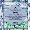 Paper Favourites Green-Blue Marble Slim Paper Pack (PFS006) (OUTLET)