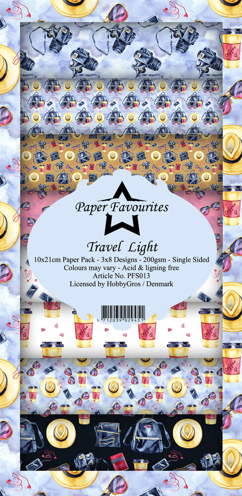Paper Favourites Travel Light Slim Paper Pack (PFS013) (OUTLET)