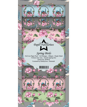 Paper Favourites Spring Birds Slim Paper Pack (PFS016) (OUTLET)