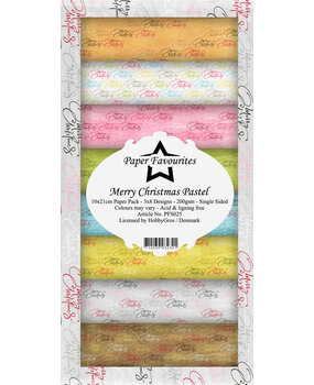 Paper Favourites Merry Christmas Pastel Slim Paper Pack (PFS025) (OUTLET)