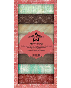 Paper Favourites Merry Wishes Slim Paper Pack (PFS029) (OUTLET)