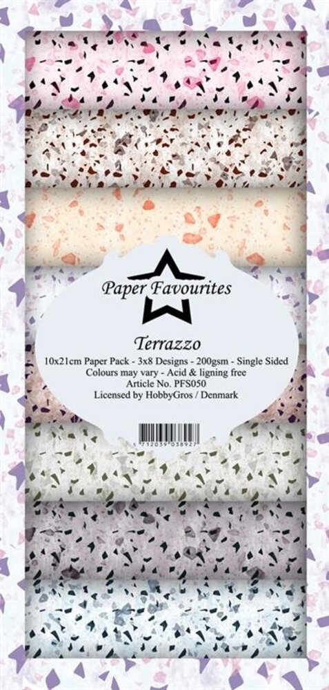 Paper Favourites Terrazzo Slim Paper Pack (PFS050) (OUTLET)