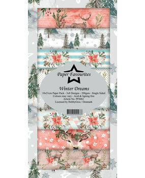 Paper Favourites Winter Dreams Slim Paper Pack (PFS061) (OUTLET)