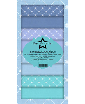 Paper Favourites Connected Snowflakes Slim Paper Pack (PFS066) (OUTLET)