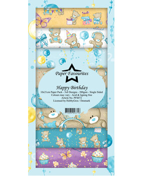 Paper Favourites Happy Birthday Slim Paper Pack (PFS072) (OUTLET)