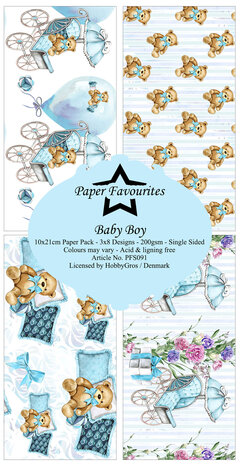 Paper Favourites Baby Boy Slim Paper Pack (PFS091) (OUTLET)