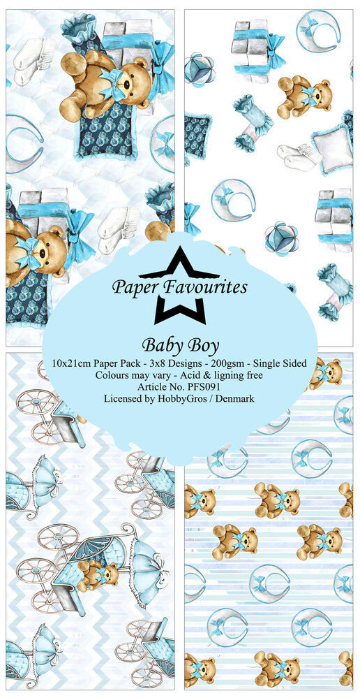 Paper Favourites Baby Boy Slim Paper Pack (PFS091) (OUTLET)
