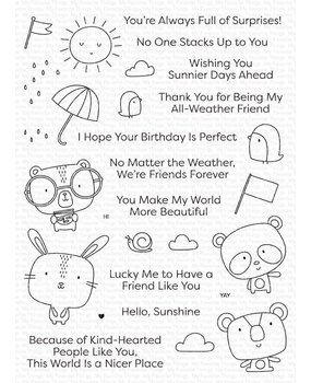 My Favorite Things Weather With You Clear Stamps (CS-550) (OUTLET)