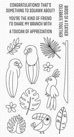 My Favorite Things Something Squawk About Clear Stamps (CS-578) (OUTLET) My Favorite Things Something Squawk About Clear Stamps (CS-578) (OUTLET)