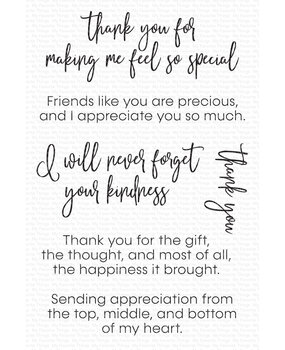 My Favorite Things Inside & Out Thank You Clear Stamps (CS-721) (OUTLET)