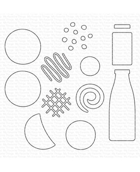 My Favorite Things Milk and Cookies Die-namics (MFT-2672) (OUTLET)