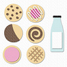 My Favorite Things Milk and Cookies Die-namics (MFT-2672) (OUTLET)