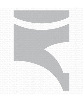 My Favorite Things Rolling Hills Scene Stencil  (ST-165) (OUTLET)