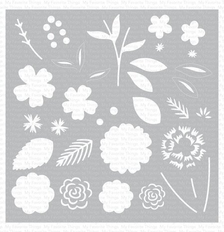 My Favorite Things Flower Bouquet Builder Stencil (ST-166) (OUTLET) My Favorite Things Flower Bouquet Builder Stencil (ST-166) (OUTLET)