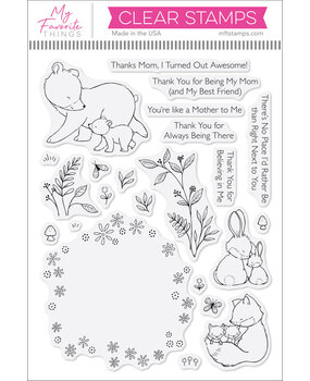 My Favorite Things Next to You Clear Stamps (SY-68) (OUTLET)