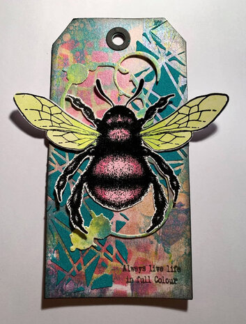 IndigoBlu Giant Bee A6 Rubber Stamp (IND0528) (OUTLET)