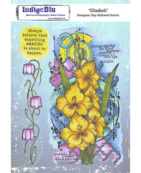 IndigoBlu Gladioli A5 Rubber Stamps (IND0811) (OUTLET) IndigoBlu Gladioli A5 Rubber Stamps (IND0811) (OUTLET)