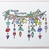 IndigoBlu Foliage Wreath A5 Rubber Stamps (IND0812) (OUTLET)