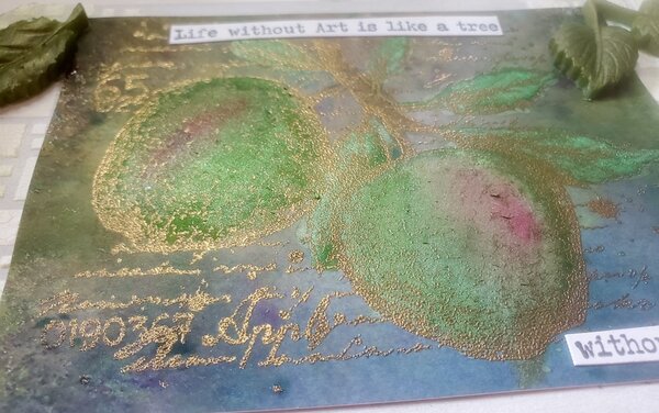 IndigoBlu Apples A6 Rubber Stamps (IND0864) (OUTLET)