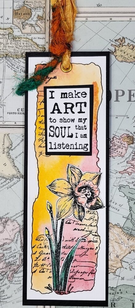 IndigoBlu Wild Daffodils A6 Rubber Stamps (IND1271) (OUTLET)