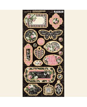 Graphic 45 Elegance Chipboard (4502197) (OUTLET)