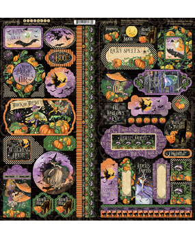 Graphic 45 Midnight Tales Stickers (4502286) (OUTLET)