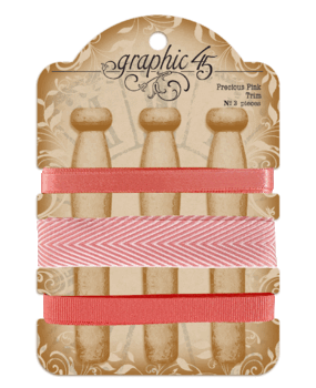 Graphic 45 Trim Precious Pink (4502290) (OUTLET)