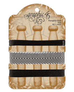 Graphic 45 Trim Photogenic Black (4502292) (OUTLET)