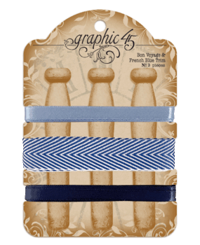 Graphic 45 Trim Bon Voyage & French Blue (4502293) (OUTLET)