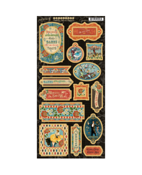 Graphic 45 Come One, Come All! Chipboard (4502310) (OUTLET)