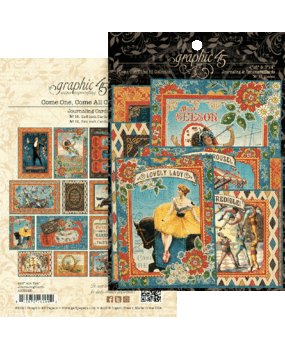 Graphic 45 Come One, Come All! Journaling Cards (4502312) (OUTLET)