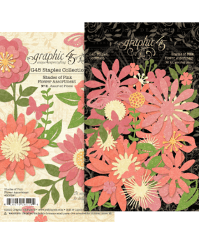 Graphic 45 Flower Assortment Shades of Pink (4502341) (OUTLET)