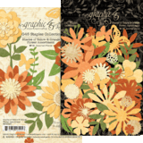 Graphic 45 Flower Assortment Shades of Yellow & Orange (4502343) (OUTLET)