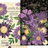 Graphic 45 Flower Assortment Shades of Purple (4502345) (OUTLET)