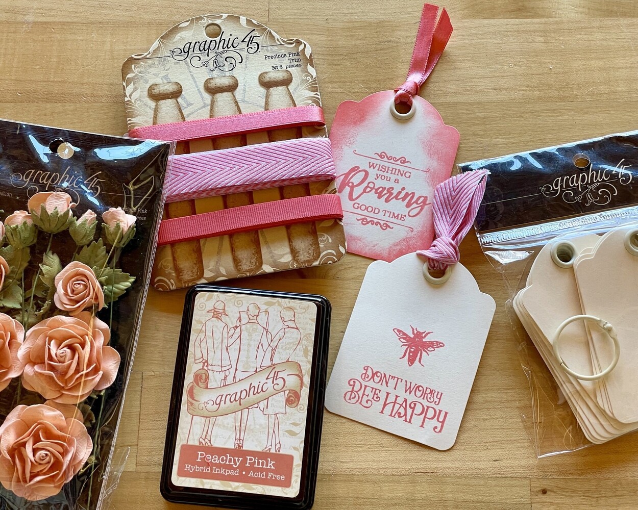 Graphic 45 Hybrid Inkpad Peachy Pink (4502391) (OUTLET)