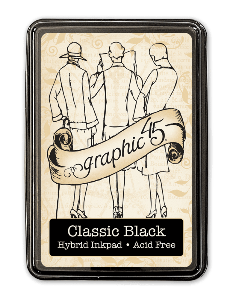 Graphic 45 Hybrid Inkpad Classic Black (4502395) (OUTLET)