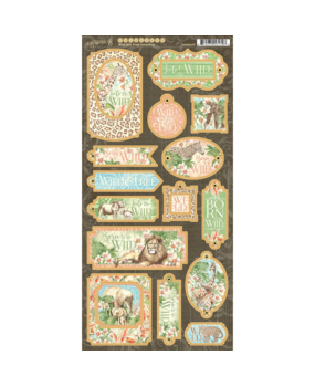 Graphic 45 Wild & Free Chipboard (4502407) (OUTLET)