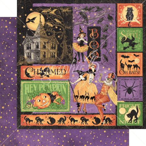Graphic 45 Charmed 12x12 Inch Collection Pack (4502470) (OUTLET)