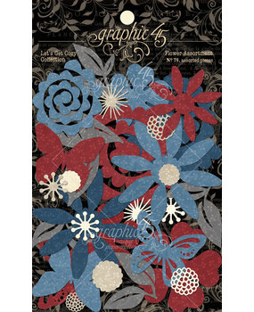 Graphic 45 Let's Get Cozy Flower Assortment (4502514) (OUTLET)