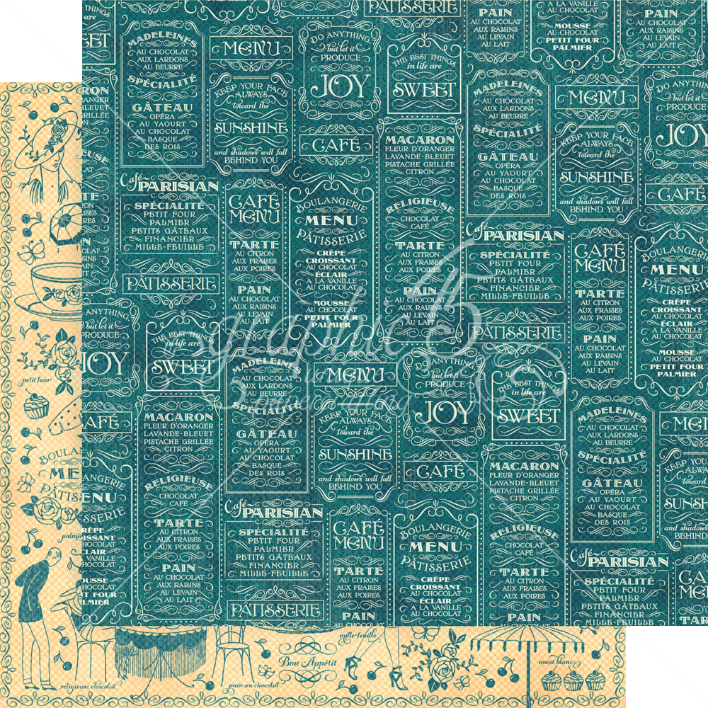 Graphic 45 Cafe Parisian 12x12 Inch Deluxe Collector's Edition (4502534) (OUTLET)
