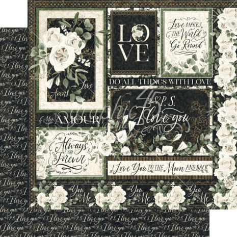 Graphic 45 P.S. I Love You 8x8 Inch Collection Pack (4502640) (OUTLET)